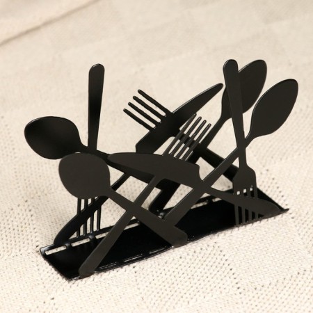 Napkin "Devices" 13.5x3.5cm, black-3