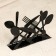 Napkin "Devices" 13.5x3.5cm, black