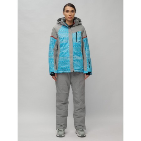 Ski suit female, size 56, blue color