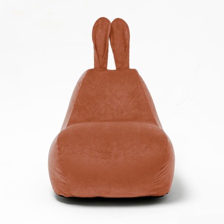 Milk-Milk chair, size 80x90 cm velor, orange color-1