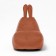 Milk-Milk chair, size 80x90 cm velor, orange color