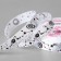 Satin ribbon "Cosmos", 15 mm × 23 ± 1 m, white color No. 001