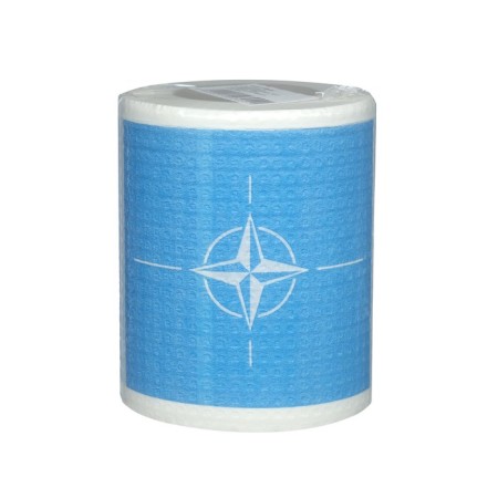 Souvenir toilet paper "NATO flag", 9.5x10x9.5 cm-1