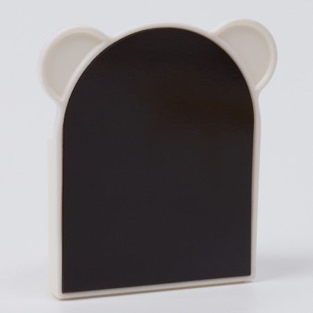 Magnetic universal stand for markers and lips "Bear" white color 4x9x10cm-4