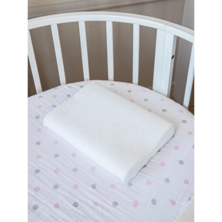 Memory foam pillow "Universal", rectangular, milk color