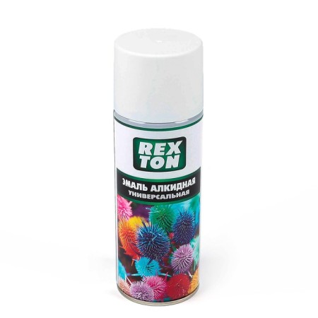 Emanca alkyd universal Rexton, white matte, aerosol, 520 ml