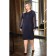 Women's dress, size 60, blue color