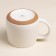 SL Home tea mug “Happy New Year”, 750 ml, 15.5 × 11.5 × 10.5 cm, ceramics, white