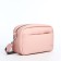Bag Cross-Bodi with a zipper, pink color