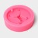 Mold "Deer", silicone, d = 8.5 cm, color mix