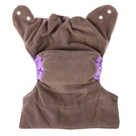 Panties-scammer, reusable, carbon-bamboo fabric, purple color, from 0-36 months.-7