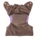 Panties-scammer, reusable, carbon-bamboo fabric, purple color, from 0-36 months.