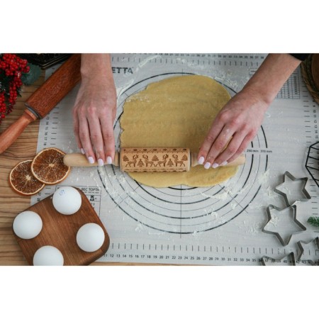 Skalk textured share, 30 × 4 cm, the working part is 11.5 cm, rotating, with curly handles-5