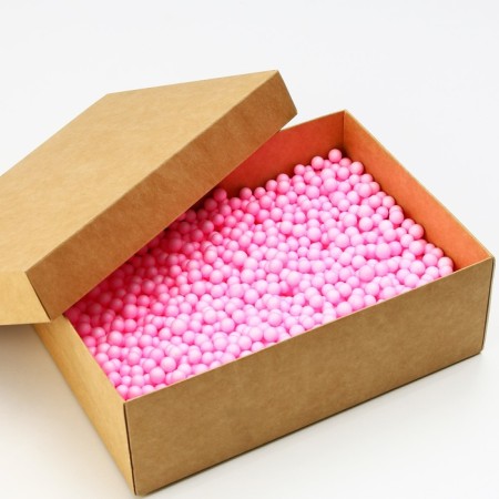 Filler for balls and gifts, packaging, “pink cocktail”, 15 x 26 cm-2