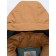 Ski costume for a boy, height 122 cm, brown color