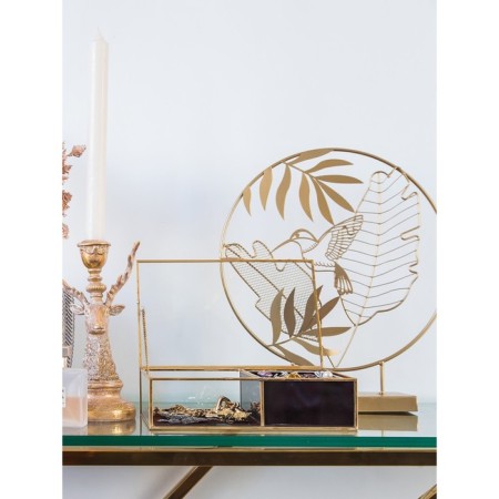 Decorative composition "Exotic", 26 × 7 × 30 cm, gold color-1