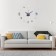 Walls Wall Interior, 3D "Stars", silent, sticker, large, D-40 cm