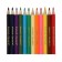 Pencils of 12 flowers "Kalyak-Malyak", hexagonal, short