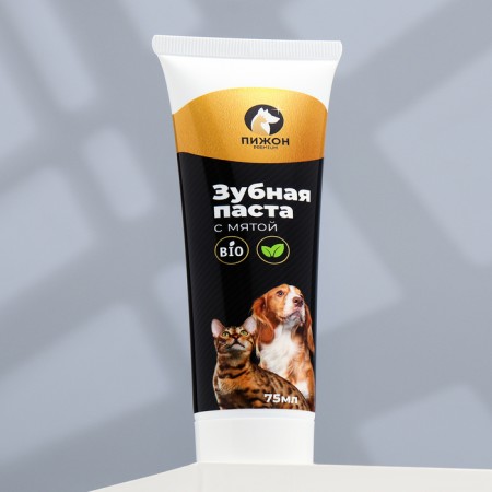 Toothpaste with mint "Piggon Premium" for cats and dogs, 75 ml-1