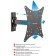 ARM Media Mars-3 TV, up to 20 kg, 20-43 ", wall-mounted, turn and slope, black