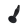 Anal plug A-Toys by Toyfa Stroft, silicone, black color, 10.5 cm