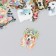Stickers for creativity "dogs and flowers" set of 30 pcs 0.7x9x8.5 cm
