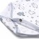 Body baby with short sleeve, white color/elephants, height 68