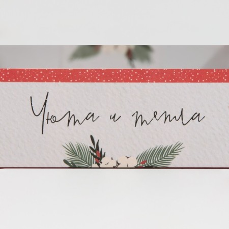 Box for Makarun "Happiness in the New Year", 17 x 12 x 3 cm, New Year-6