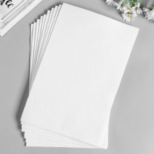Soft felt 2mm 20x30 cm ts.660 white
