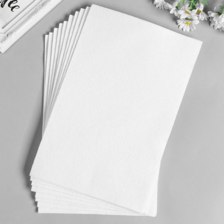 Soft felt 2mm 20x30 cm ts.660 white