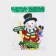 Decorative decoration (stand) "Snowman" 32x28 cm