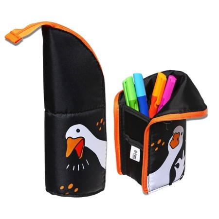 Penal Tubu-Construction, 85 x 210 x 65 mm, soft, fabric, calligrata, PMO 12-20 "geese"
