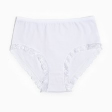 Panties female color white, size 48-50