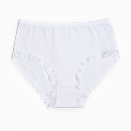 Panties female color white, size 48-50