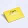 Envenue for a certificate with a Happy Birthday, yellow 10.5 x 7 set 10 pcs