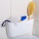Hinged shelf Krita, 28.5 × 10 × 23 cm, snow-white color