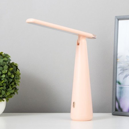 Table lamp "Strike" LED 3 modes 1.5W USB pink 6.8x6.8x28.5 cm Risalux