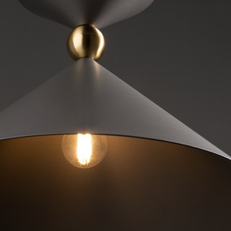 Suspended lamp Freya Fr5392PL-01GR1 Moth, 350x350x1760 mm, E27, 1x60W, color gray-8