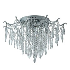 Crystal Crystal Economic light 15544/8+8cr+CL WTLED, 8x40W, E14, 38x65x65 cm, chromium color