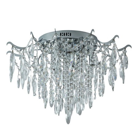 Crystal Crystal Economic light 15544/8+8cr+CL WTLED, 8x40W, E14, 38x65x65 cm, chromium color