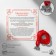 Bracelet-reinforcing “red thread” woolen, for prosperity, elephant, color silver, 30 cm