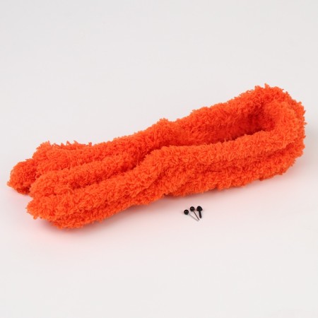 DIY toys. A set for weaving from the fur sticks "Red cat"-2