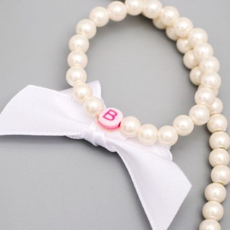 Set of jewelry, Winx, beads, bracelet with a bow-3