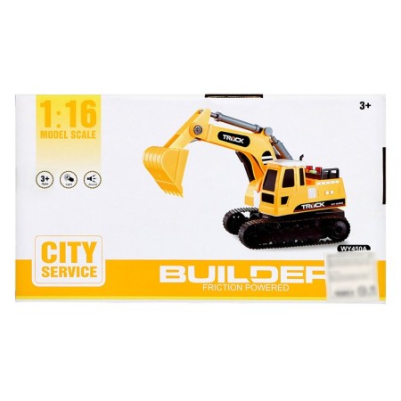 Excavator "Builder", 1:16, light, sound, inertia-8