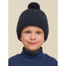 Children's hat, size 51-52, dark blue color