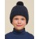 Children's hat, size 51-52, dark blue color