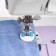 Law for sewing machines, for sewing buttons, 2.3 × 1.5 × 1 cm