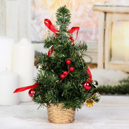 Christmas tree decor 25*15 cm berries, balls, beads-1