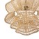 Ceiling light from rattan "Reflection" 1x120W, E27, 52x52x50 cm