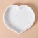 Baking uniform Konfinetta "Heart", silicone, 25 × 23 × 3.5 cm (internal dimensions 23 × 21 × 3.5 cm), white color